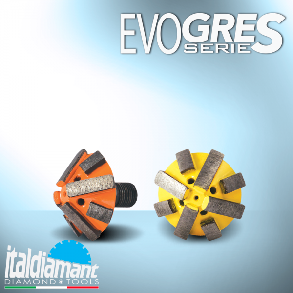 MOLA SAGOMATA A  45° EVOGRES